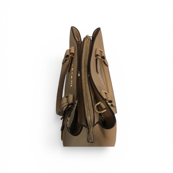 Michael Kors Tan Saffiano Leather Satchel with Gold Hardware - Picture 6 of 7